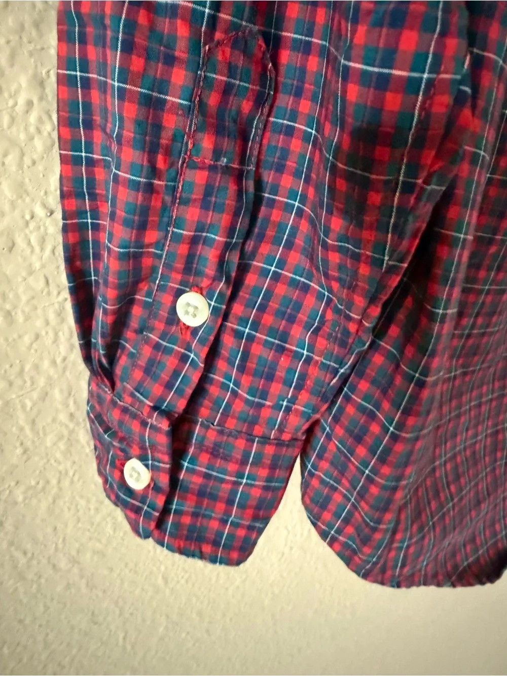 Ralph Lauren Boys Long-Sleeve Plaid Button-Down Shirt - Burgundy Plaid